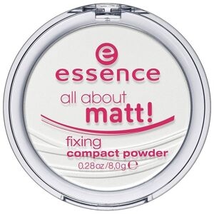 Essence - All About Matt! Cipria Viso Trasparente Compatta 8 G Bianco Unisex
