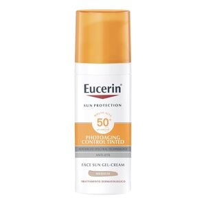 Eucerin Sun Photo Aging Control Tinted Anti-età Gel Crema Spf50+ Colore Medium 50 Ml