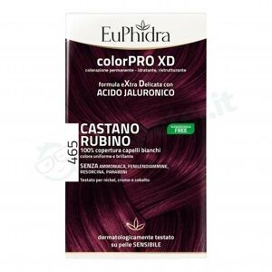Euphidra Colorpro Xd Tintura Extra Delicata Colore Castano Rubino 465