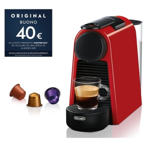 Experience Coffee Bliss Con De'longhi Nespresso Essenza Mini En85.r In Rosso