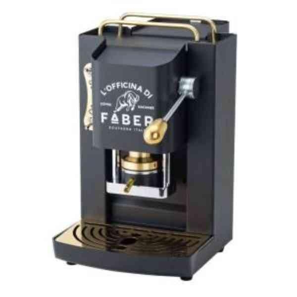 Faber Pro Deluxe - Macchina Per Caffe' Pressacialda In Ottone - Telaio Acciaio N