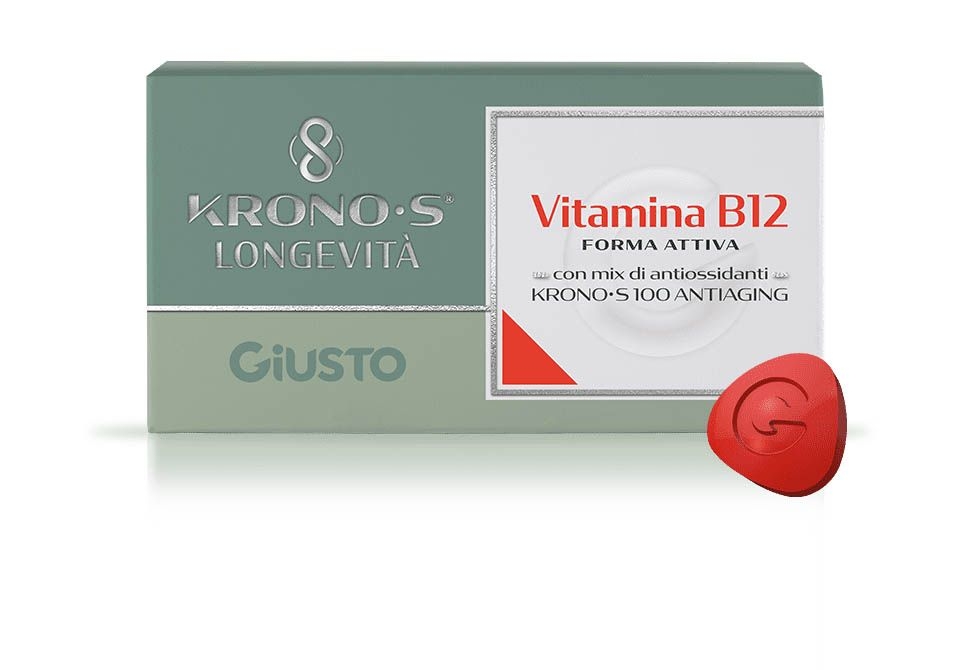 farmafood giusto kronos longevit vitamina b12 integratore antiossidante 30 compresse uomo