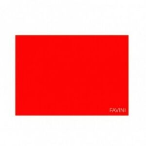 Favini Prisma 220 G/m2 - 10 Cartoncini 70 X 100 Cm Rosso