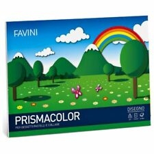 Favini Prismacolor Album - 10 Fogli Colorati 24 X 33 Cm