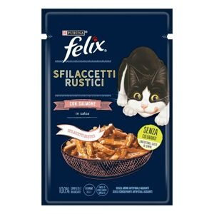 Felix Sfilacceti Rustici Cat Busta Multipack 26x80g Salmone