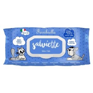 Ferribiella Salviette Detergenti Talco Per Cani E Gatti 40pz 1 Confezione