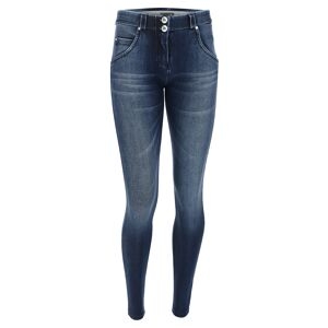 Freddy Jeans Wr.up® Superskinny In Denim Navetta Ecosostenibile Effetto Used Dark Jeans-seams On Tone Donna Extra Small