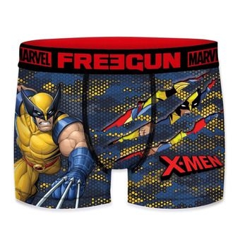 freegun x-men sla - boxer uomo blu/rosso/giallo