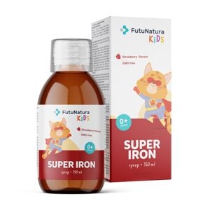 Futunatura Kids 3x Super Iron: Ferro + Vitamine B, Sciroppo Per Bambini, Totale 450 Ml