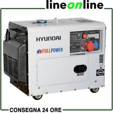 Generatore Di Corrente Monofase E Trifase Full Power Hyundai Dhy8500se-t 6 Kw