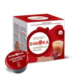 Gimoka 16 Capsule Caramello Salato Compatibili Con Sistema NescafÉ® Dolce Gusto®