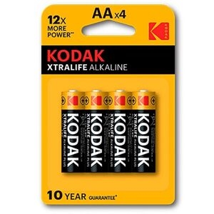 Giocattoli Kodak Pile Alcaline Xtralife Da 4 Stilo