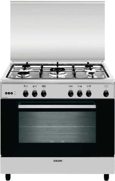glem gas an965vi cucina stainless steel a uomo