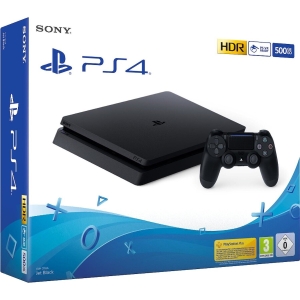 Hdw Ps4-sony Playstation 4 Slim 500gb Console Black Eu Spec Game Nuovo