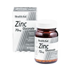 Healthaid Gluconato Di Zinco 70 Mg (10 Mg Zinco Elementare) - 90 Compresse - Confezione Da 10