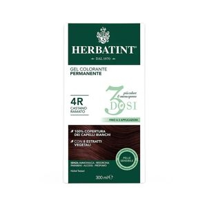 Herbatint Tintura Capelli Gel Permanente 3dosi 4r Castano Ramato 300 Ml