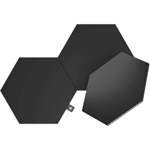 hinnovation nanoleaf shapes black hexagons (3 agg) uomo
