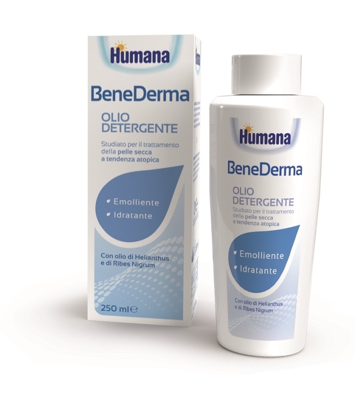 Humana Italia Spa Benederma Olio Detergente250ml