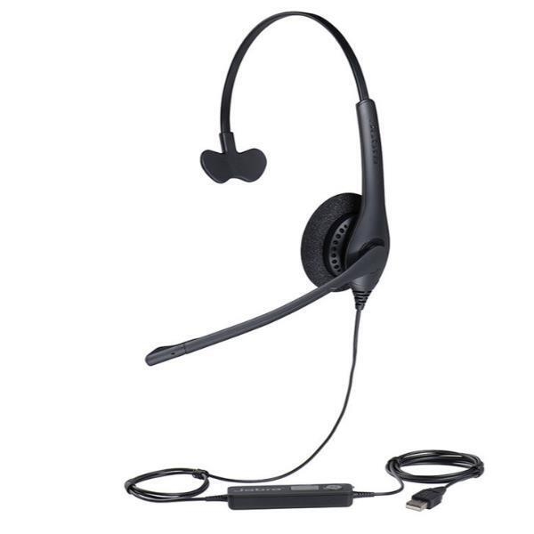 Jabra Biz 1500 Usb-a On-ear Mono Headset - Corded Headphone With Noise-cancellin