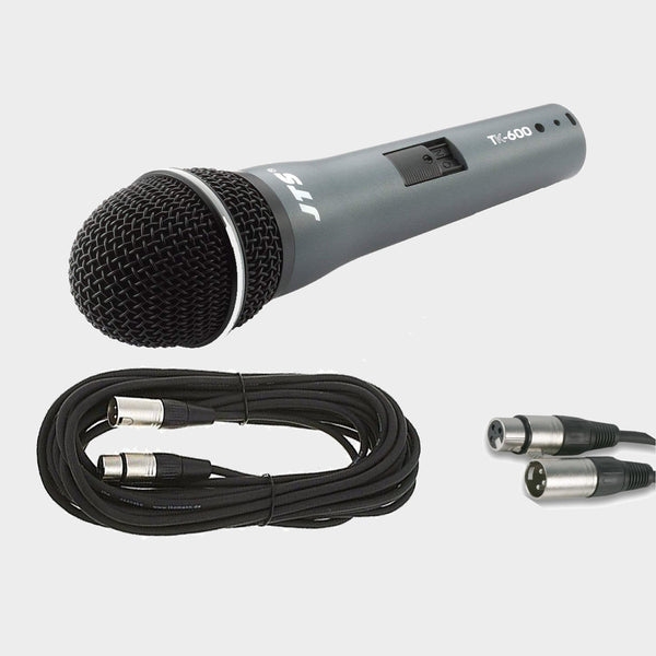 jts tk-600 microfono dinamico cardioide con inter. on/off x voce canto strumenti uomo