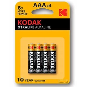 Kodak - Batteria Alcalina Xtralife Aaa Lr03 Blister * 4