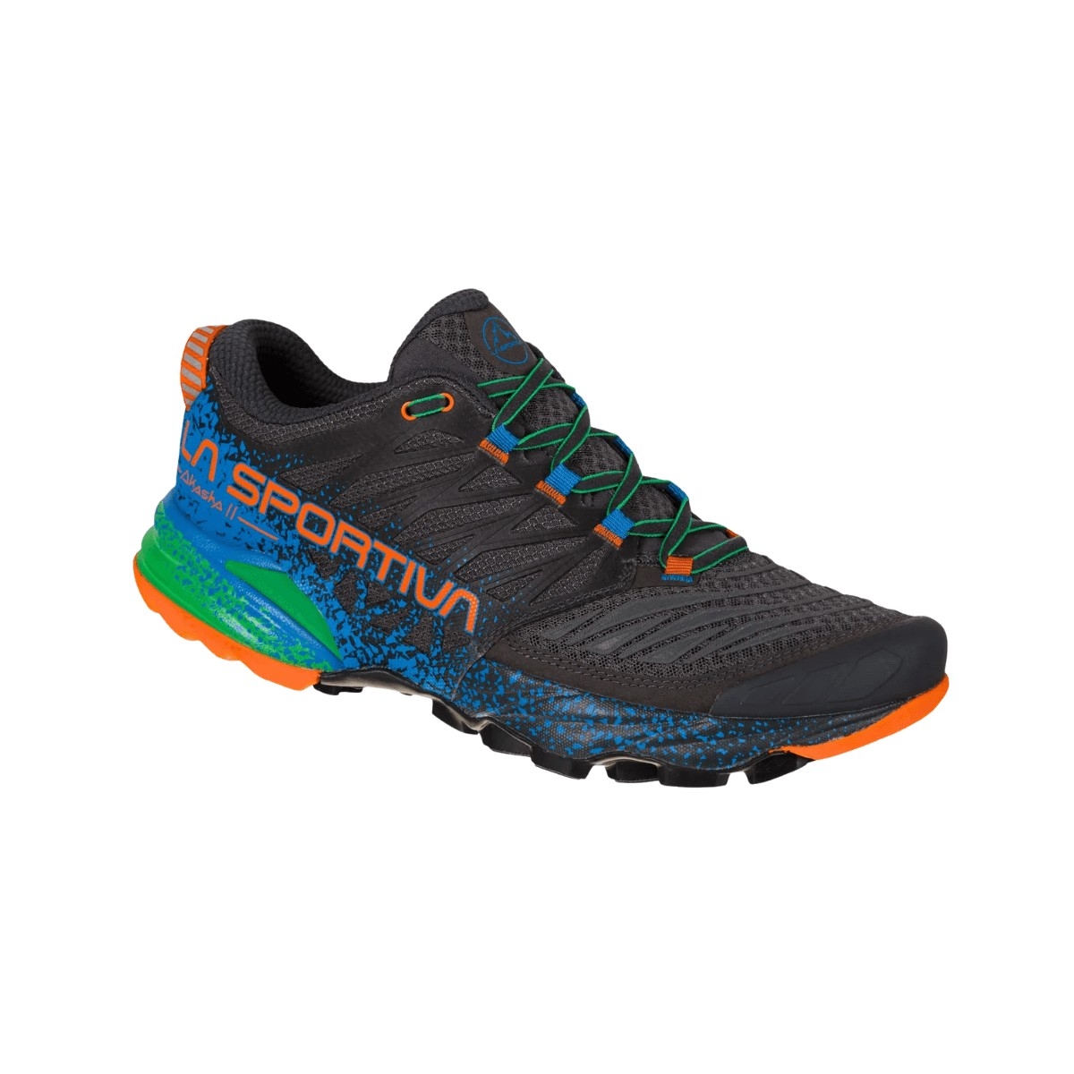 La Sportiva Akasha Ii - Scarpe Trail Running - Uomo Black/light Blue/orange 42,5 Eu
