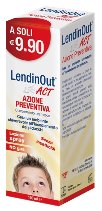 lendinout act azione preventiva spray