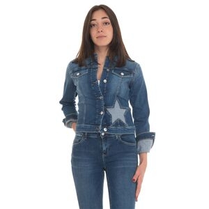 Liu Jo Giubbino In Jeans Denim Medio Donna 42