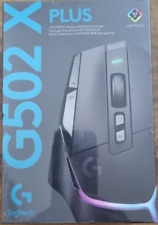 Logitech G G502 X Plus - Destro - Ottico - Rf Wireless - 25600 Dpi - Nero