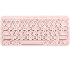 logitech k380 tastiera mini wireless multi device rosa nero uomo