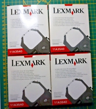 Lotto 4 X Lexmark 11a3540 Nastro Colorato
