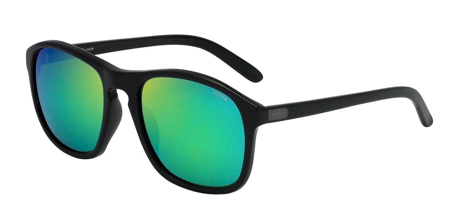 lozza occhiali da sole sl1845v cooper cod. colore 700g uomo squadrata nero donna