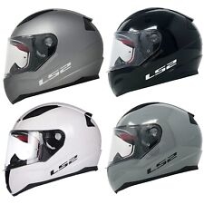 Ls2 Ff353 Rapid Full Face Motorcycle Motorbike Helmet Gloss White -black Visor