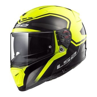 ls2 ff390 breaker bold - casco integrale matt black hv yellow