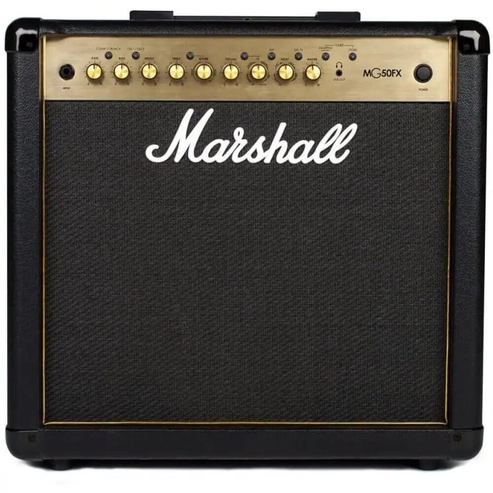 marshall mg50gfx amplificatore combo per chitarra con effetti da 50w, nero uomo