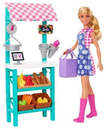 Mattel 553519 Mattel Barbie Mercato Frutta E Verdura 