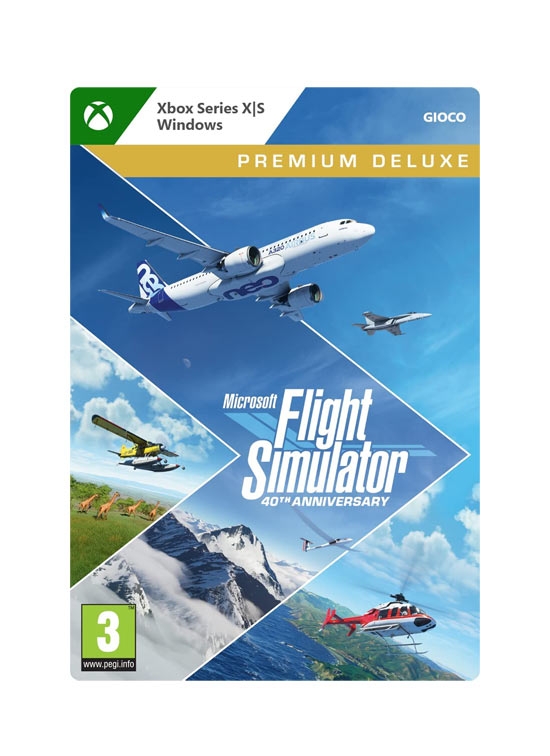 Microsoft Flight Simulator Deluxe 40th Anniversary Edition Pc, Xbox Series Xs