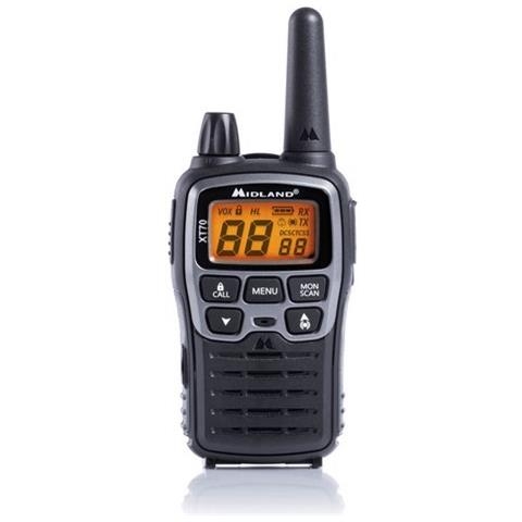 Midland Xt70 Pmr-446 Walkie Talkie Radio Dual Band Lpd/pmr Transciever