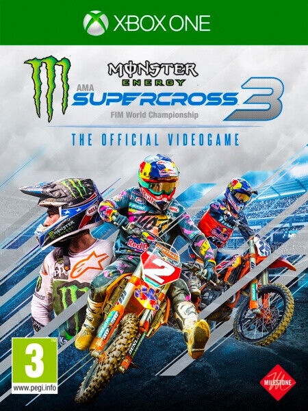 ⭐milestone Xbox One Monster Energy Supercross 3