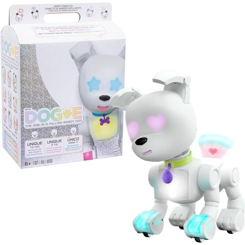 Mintid Dog-e, Cane Robot Interattivo Personalizzabile, Giochi Preziosi Mtd00000