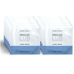 Mixgliss - Lubrificante Naturale A Base Acqua 12 Monodose 4 Ml