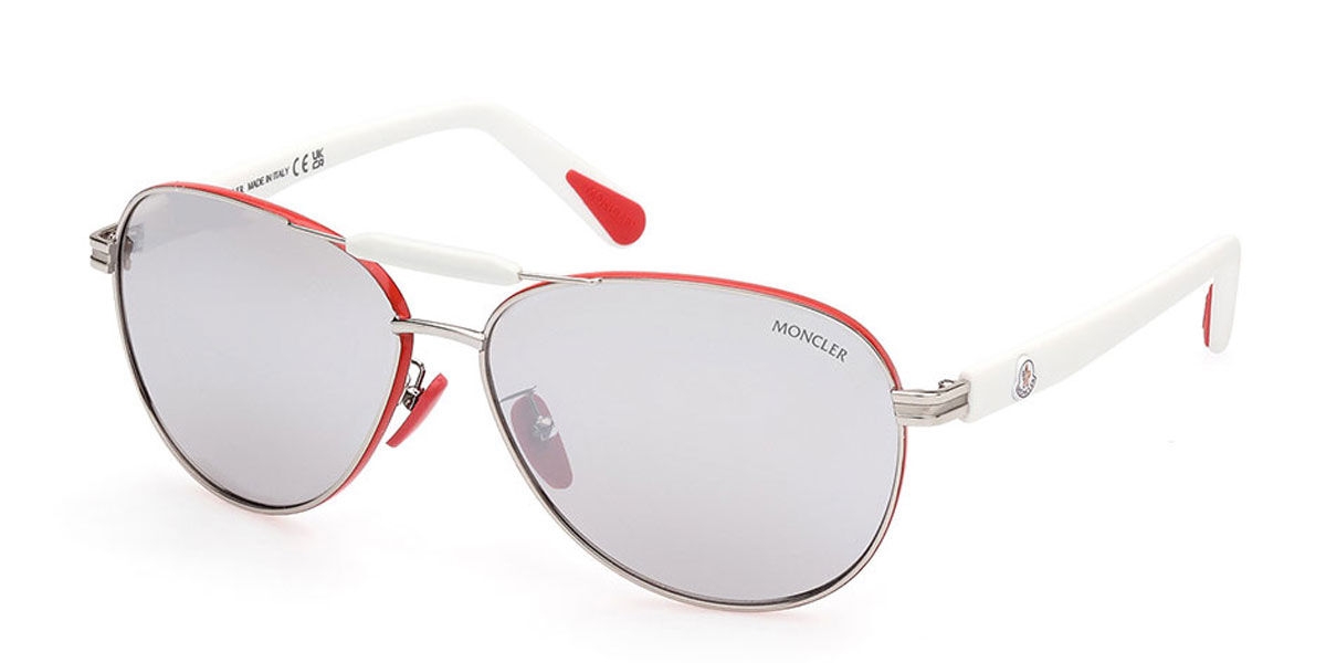 moncler occhiali da sole ml0241-h steller cod. colore 16c uomo pilot argento donna
