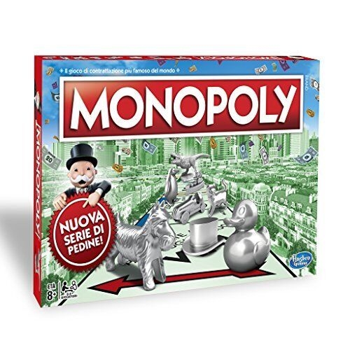🎲 Monopoly Classico Edizione In Italiano Gioco Da Tavolo Società Scatola 🎲