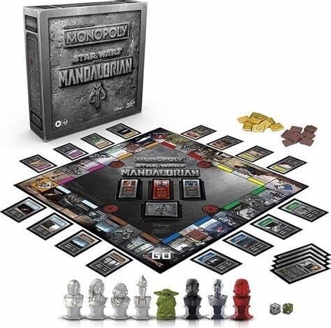 Monopoly Edizione Star Wars The Mandalorian, Gioco In Scatola Di Hasbro F127610