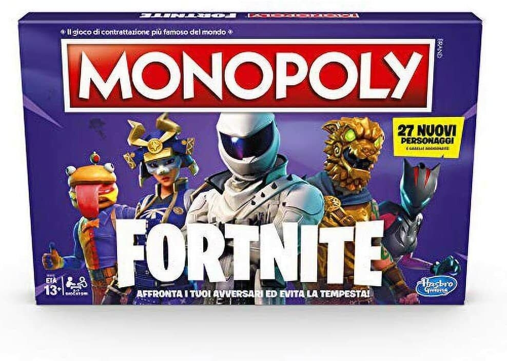 Monopoly Fortnite - Hasbro - Gioco In Scatola, Stagione 2, Edizione Italiana 