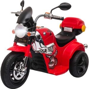 Moto Elettrica Per Bambini 6v A Batteria 3+ Rosso 370110v50rd Dechome