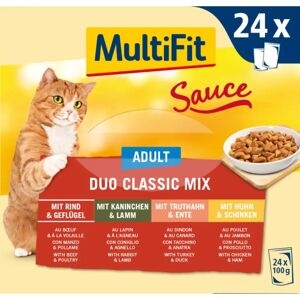 Multifit Sauce Cat Busta Multipack 24x100g Mix Carne