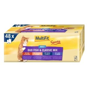Multifit Sauce Cat Busta Multipack 48x100g Mix Carne E Pesce