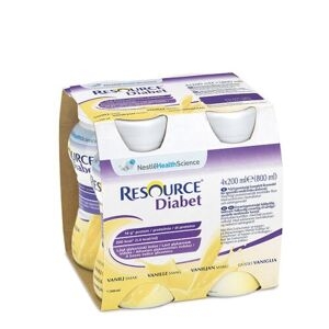 Nestle Resource Diabet Plus Vaniglia - Alimento A Fini Medici Speciali 4x200 Ml