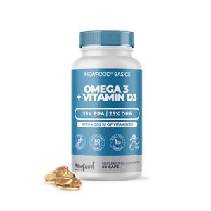 Newfood Omega 3 + Vitamina D3, 60 Capsule